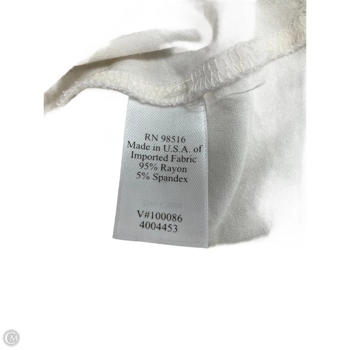 Top Long Sleeve By Coldwater Creek In White, Size: L