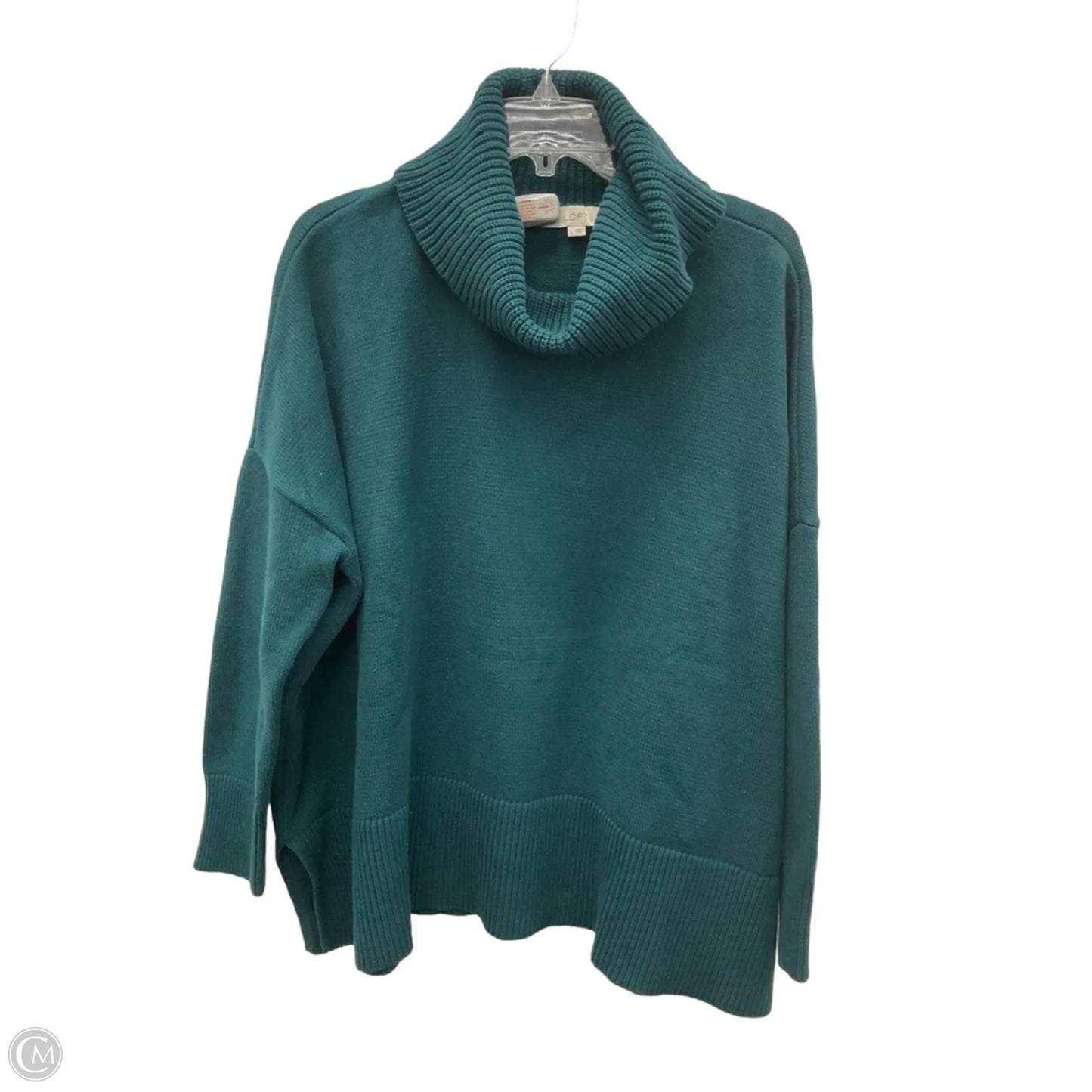 Sweater By Loft In Teal, Size: L