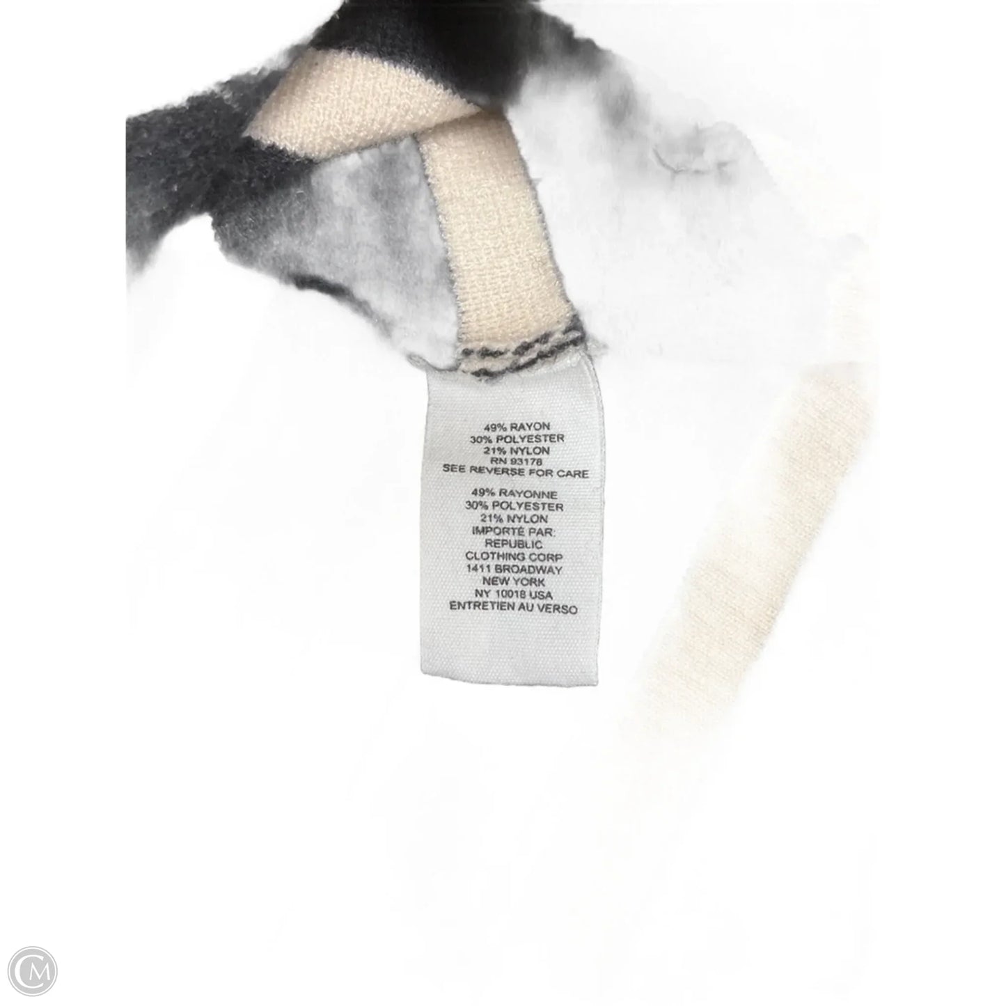 Top Long Sleeve By For The Republic In Striped Pattern, Size: 2x