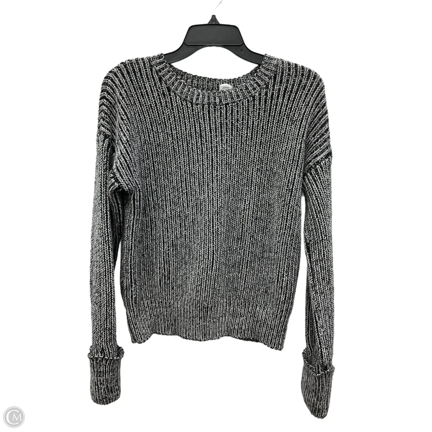 Sweater By Kenneth Cole In Black & White, Size: S