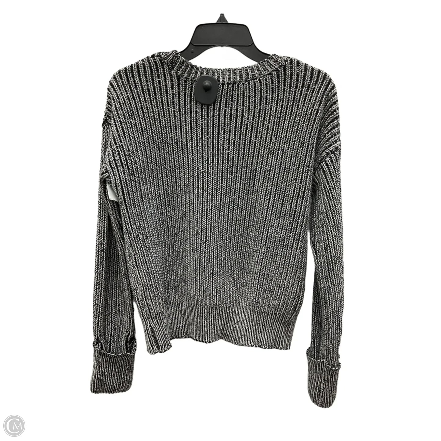 Sweater By Kenneth Cole In Black & White, Size: S
