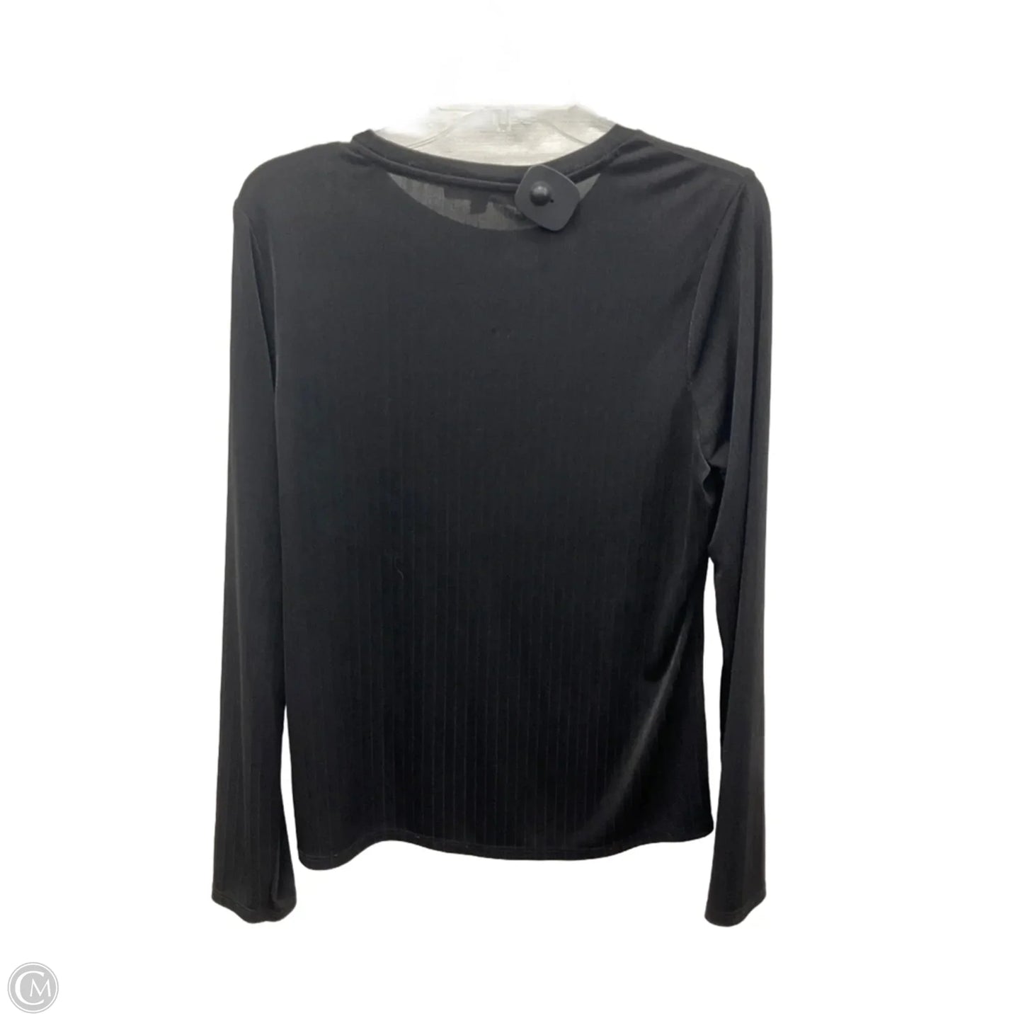 Top Long Sleeve By Cyrus In Black, Size: L