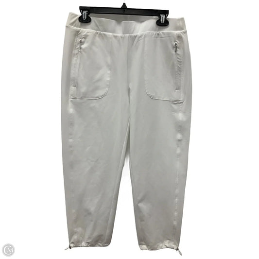 Athletic Pants By Chicos In White, Size: S