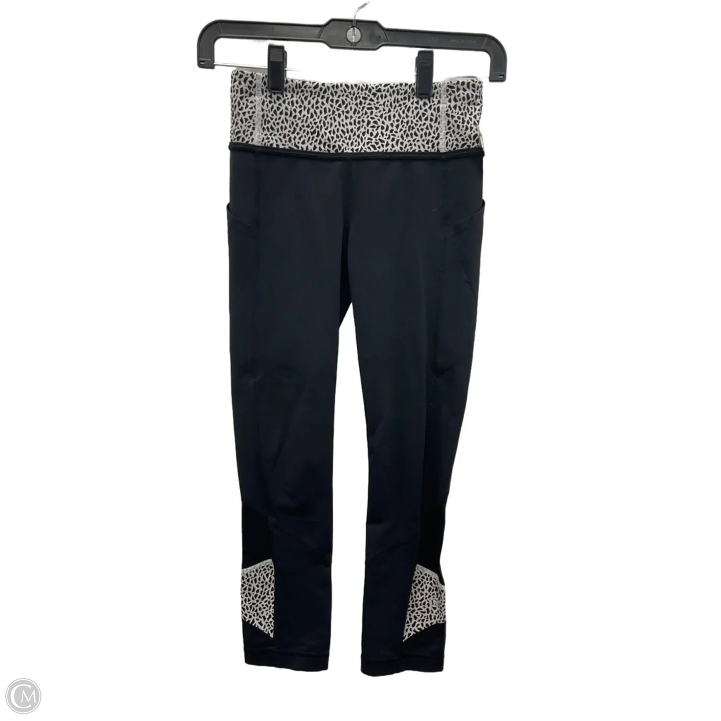 Athletic Capris By Lululemon In Black, Size: Xs