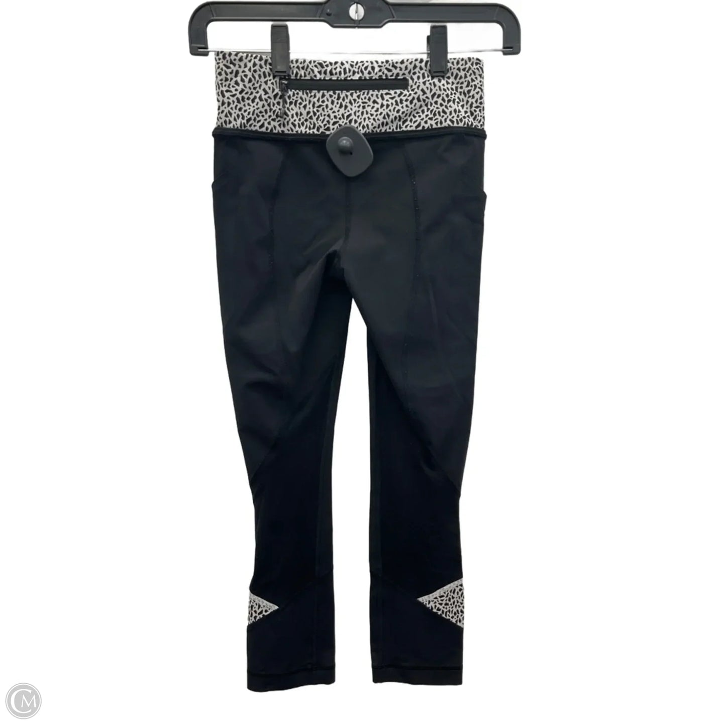 Athletic Capris By Lululemon In Black, Size: Xs