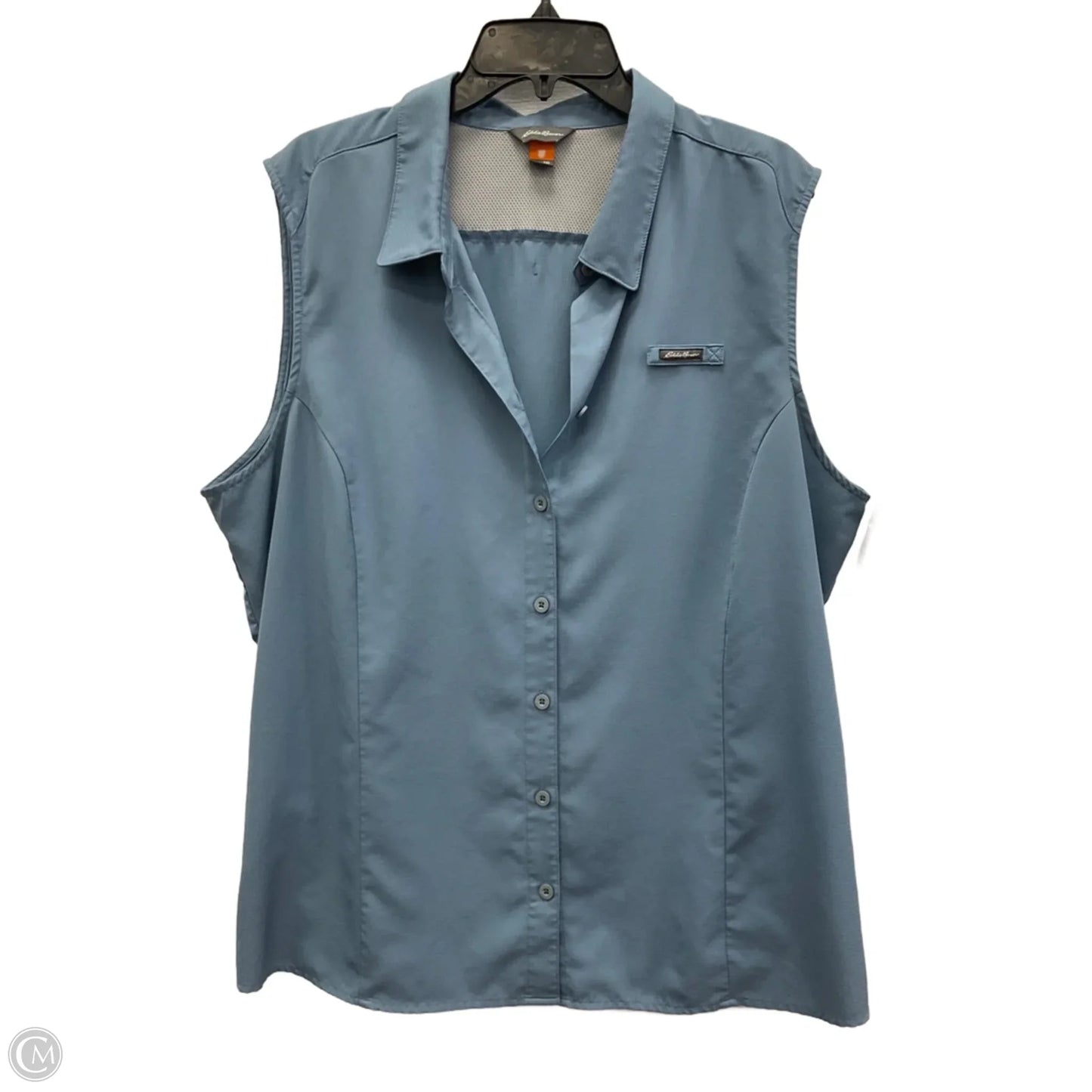 Athletic Tank Top By Eddie Bauer In Grey, Size: 2x