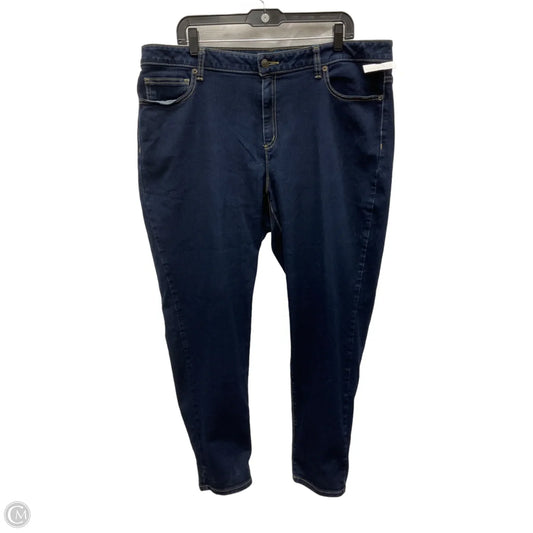 Jeans Designer By Michael Kors In Blue Denim, Size: 18