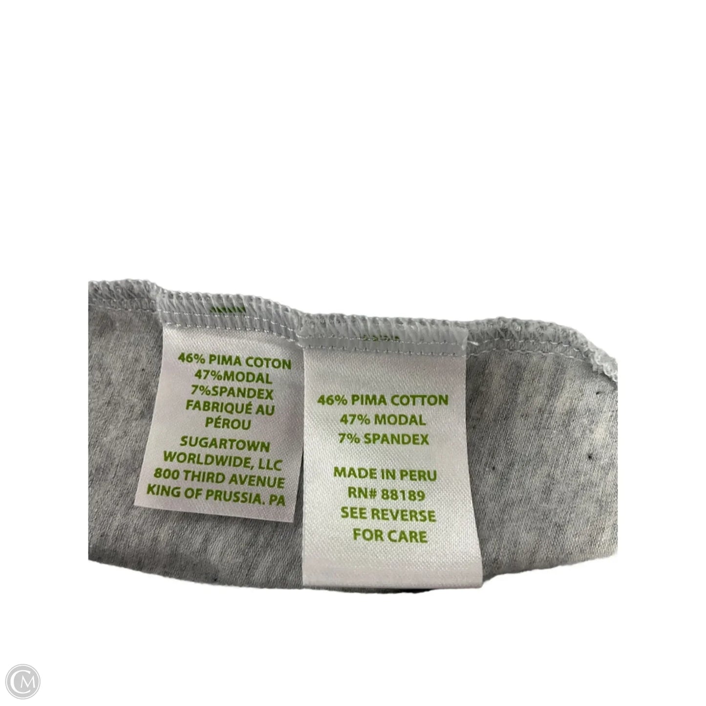 Top Sleeveless Designer By Lilly Pulitzer In Grey, Size: Xl