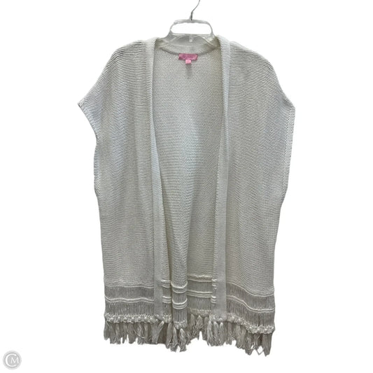 Cardigan Designer By Lilly Pulitzer In White, Size: Xl