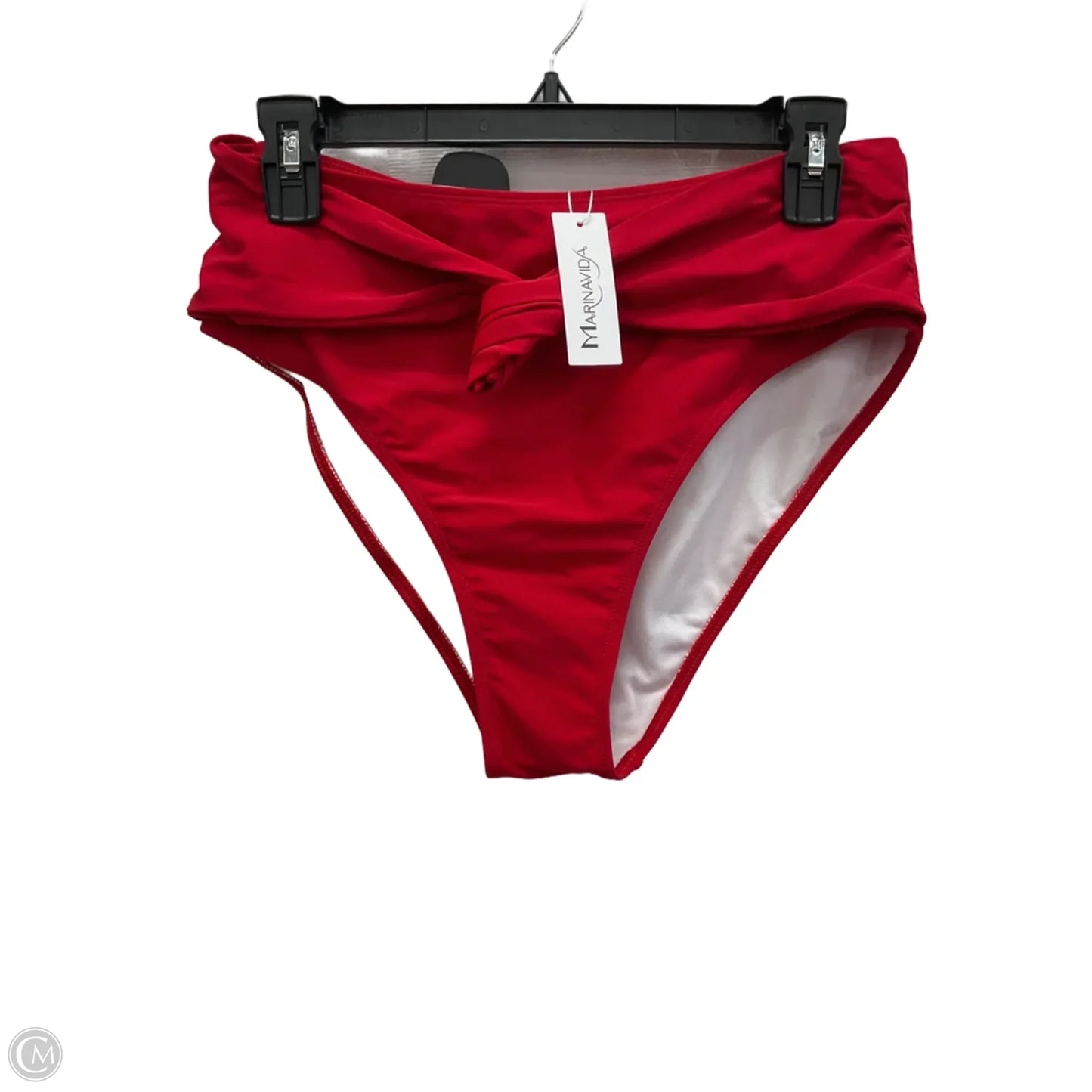 Swimsuit Bottom By Clothes Mentor In Red, Size: L