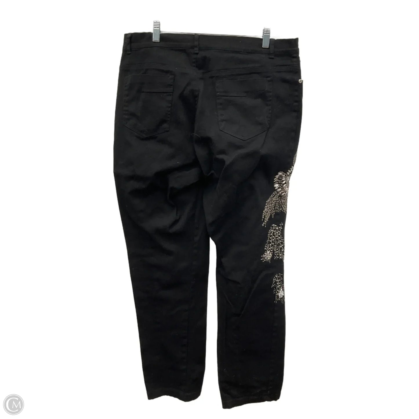 Jeans Straight By Ashley Stewart In Black, Size: 16