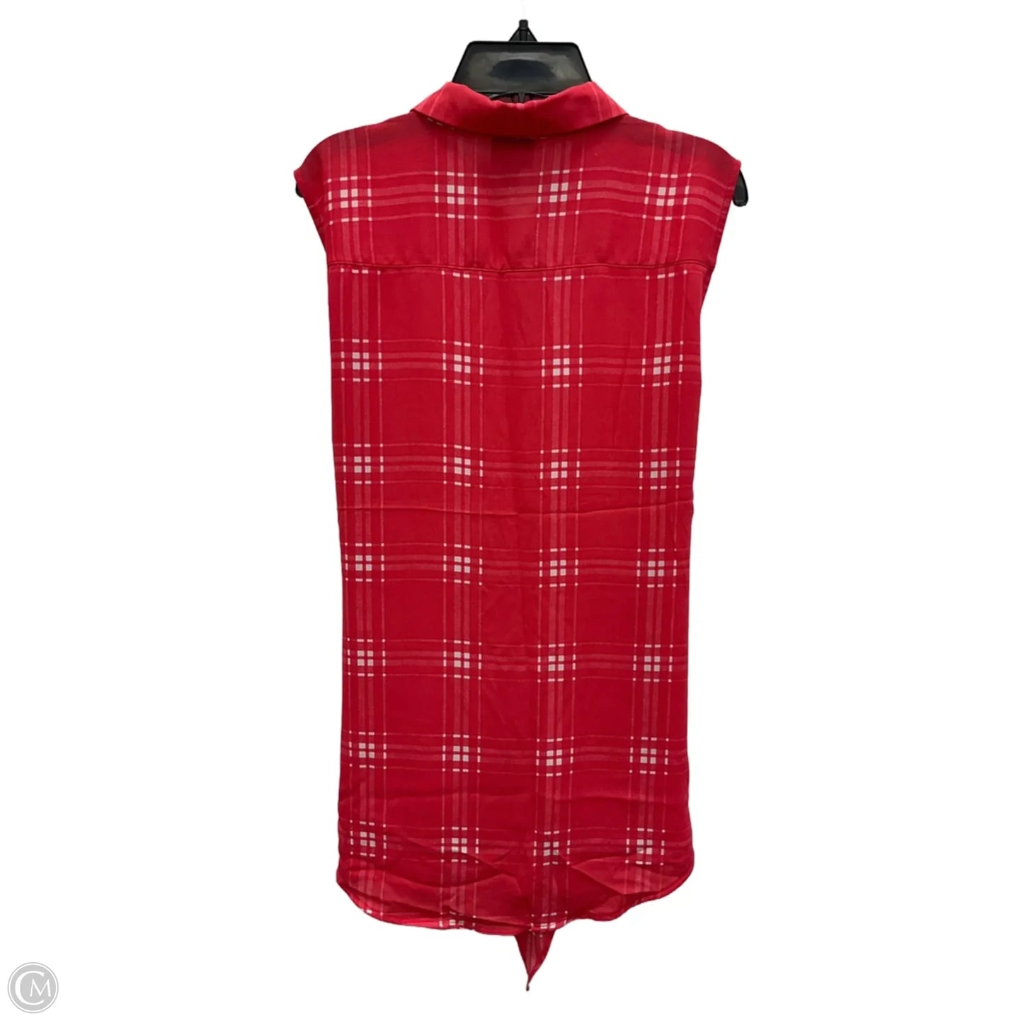 Top Sleeveless By Worthington In Pink, Size: L