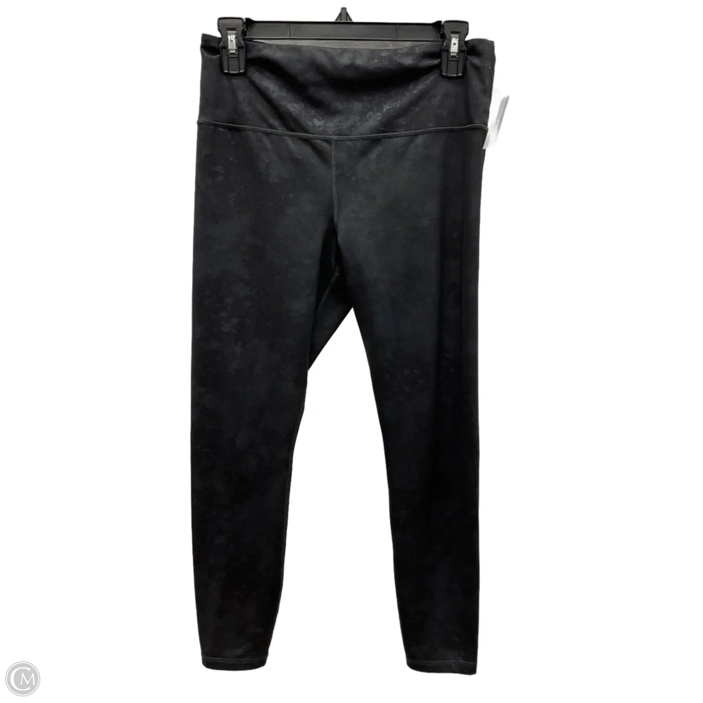 Athletic Leggings By Athleta In Black & Grey, Size: M