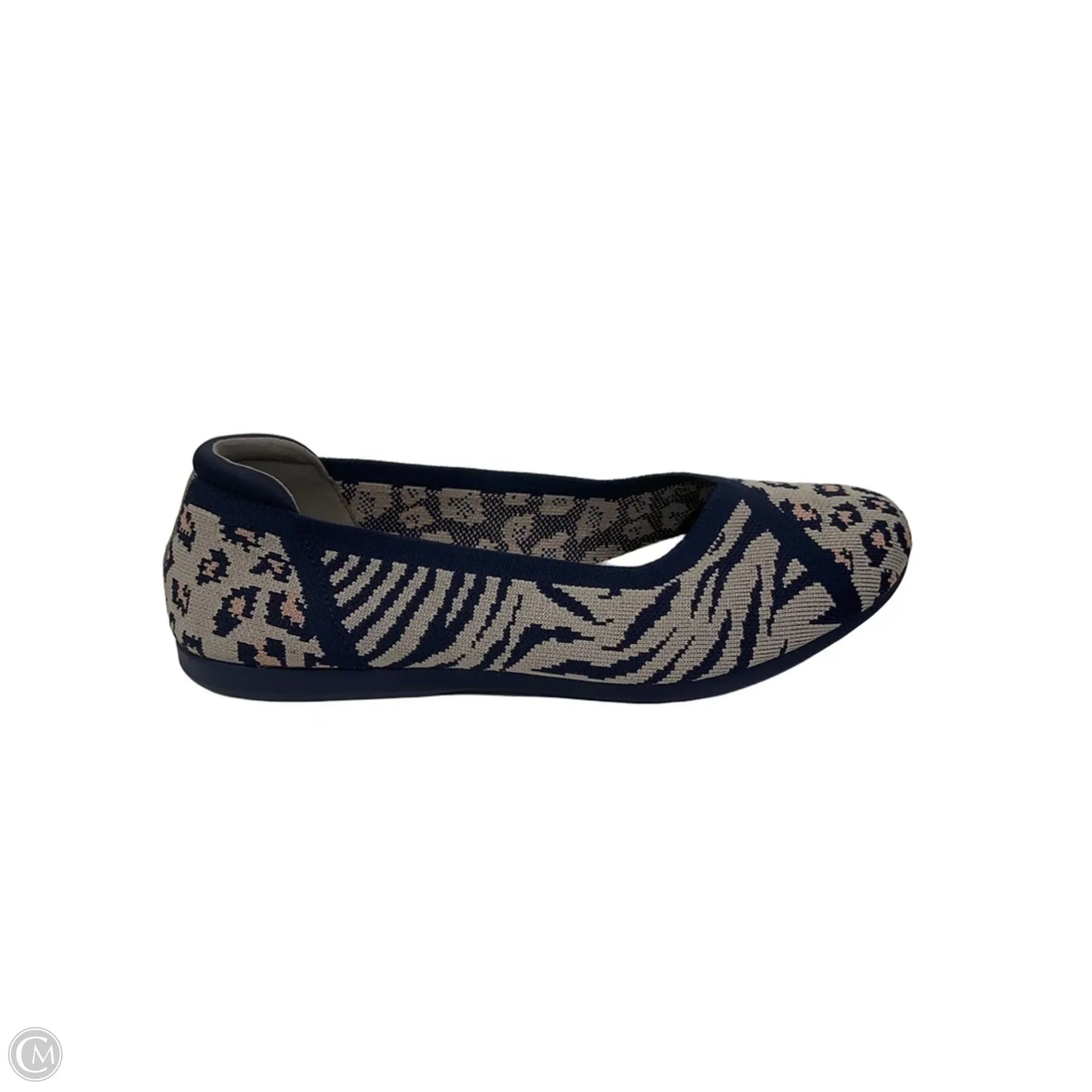Shoes Flats By Clarks In Animal Print, Size: 8.5