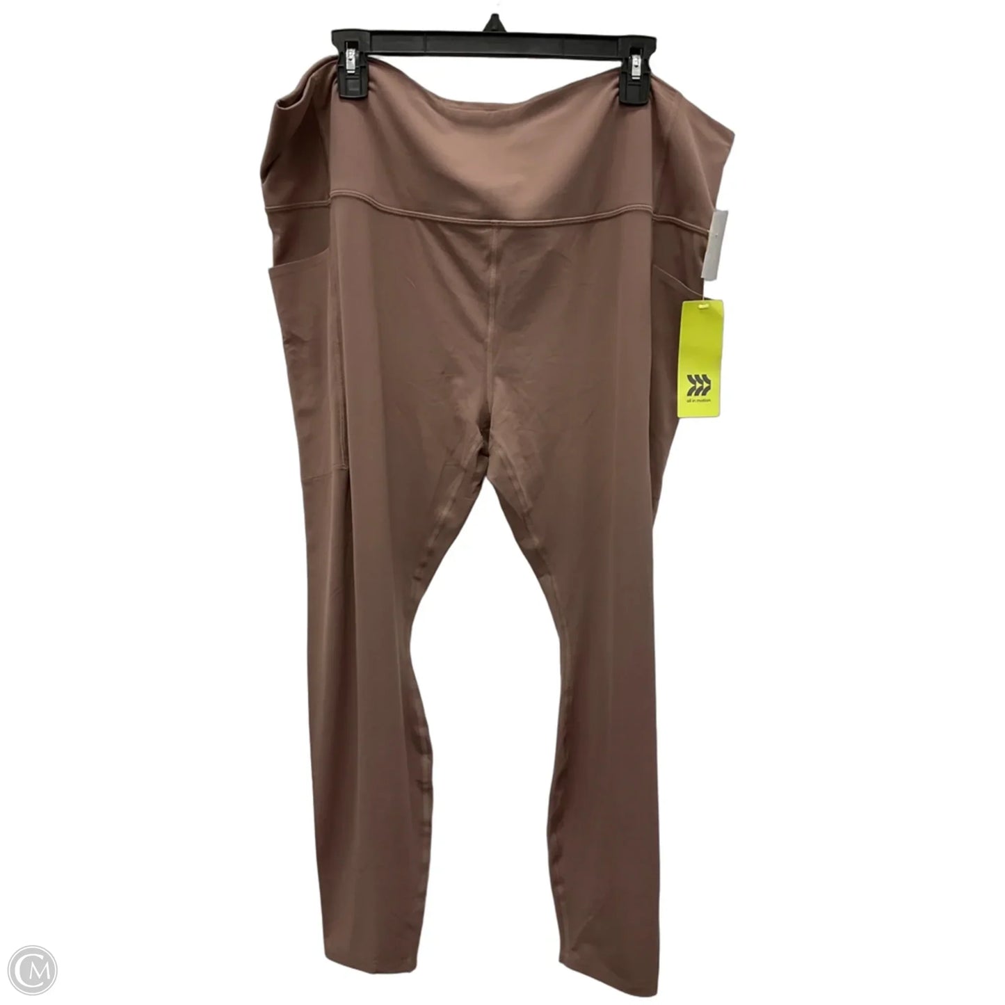Athletic Leggings By All In Motion In Brown, Size: 4x