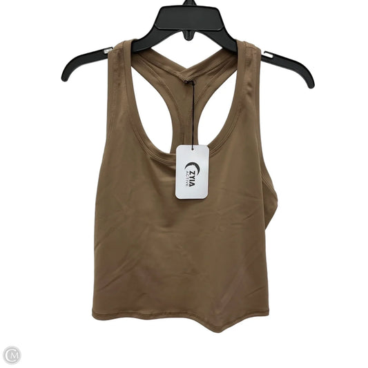 Athletic Tank Top By Zyia In Brown, Size: 2x