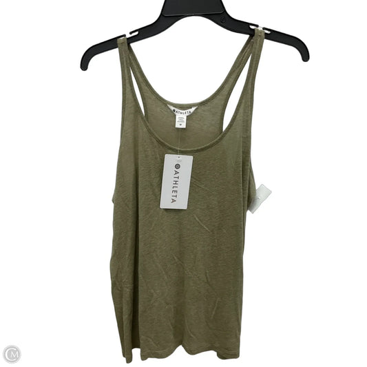 Athletic Tank Top By Athleta In Green, Size: M