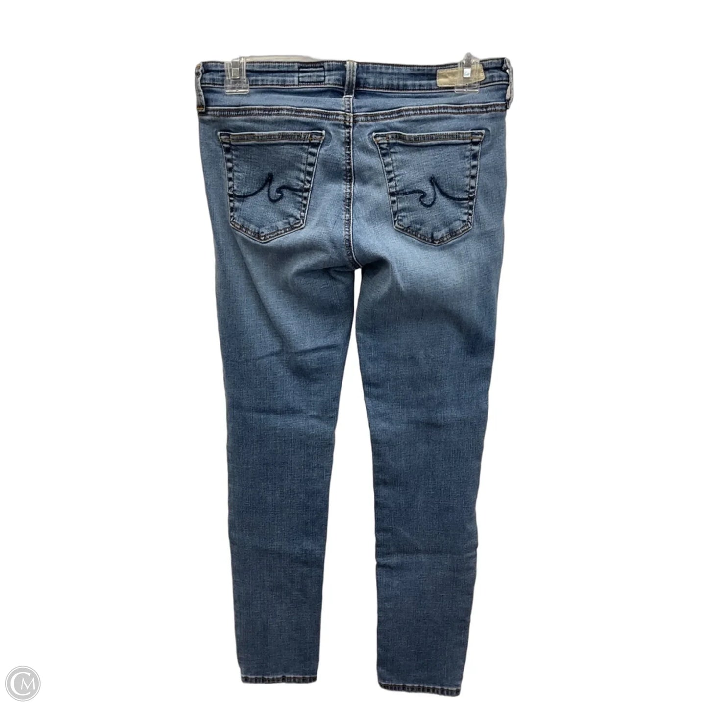 Jeans Skinny By Adriano Goldschmied In Blue Denim, Size: 4