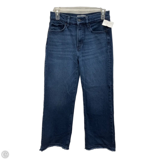 Jeans Straight By Loft In Blue Denim, Size: 0