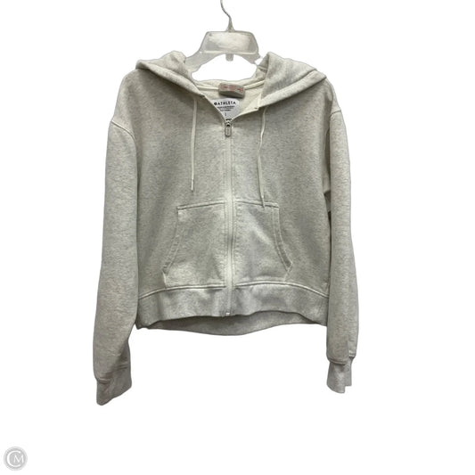 Athletic Jacket By Athleta In Grey, Size: L