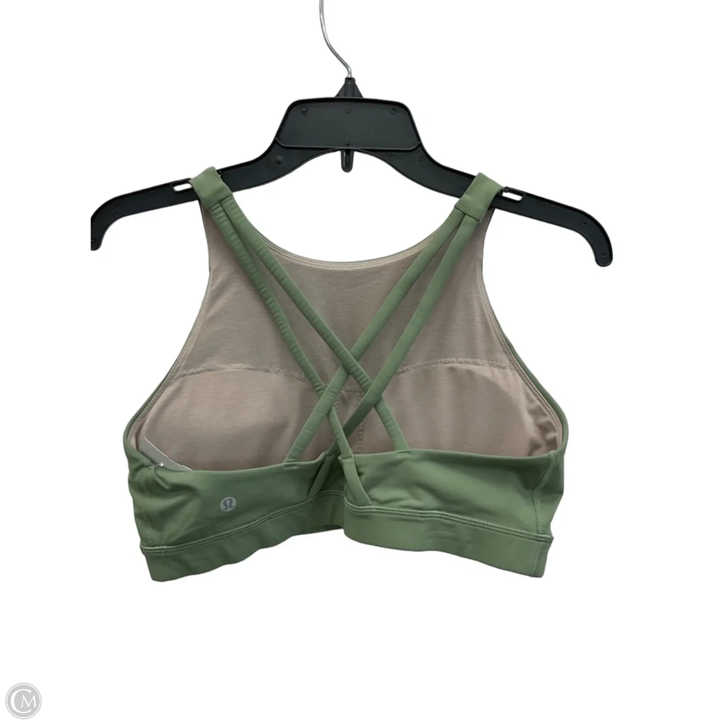 Athletic Bra By Lululemon In Green, Size: L