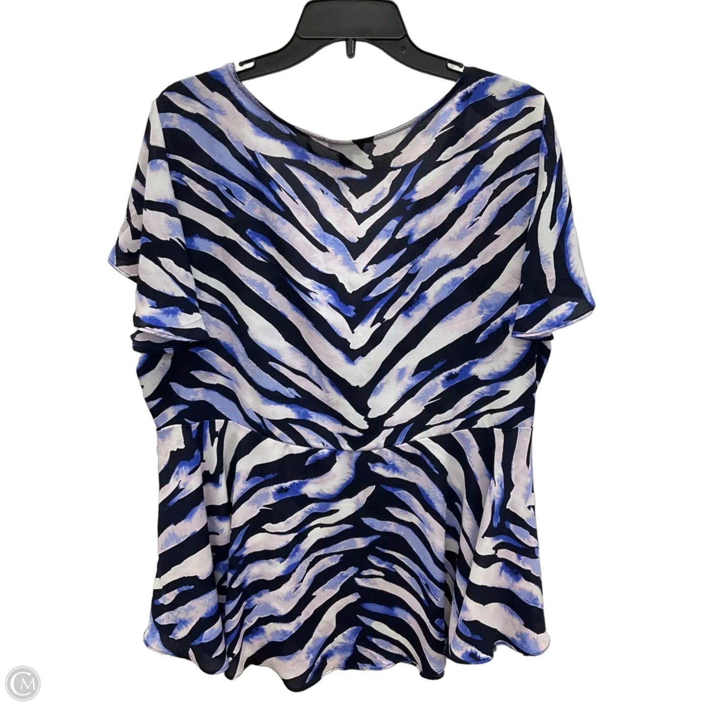 Top Short Sleeve By Torrid In Animal Print, Size: L