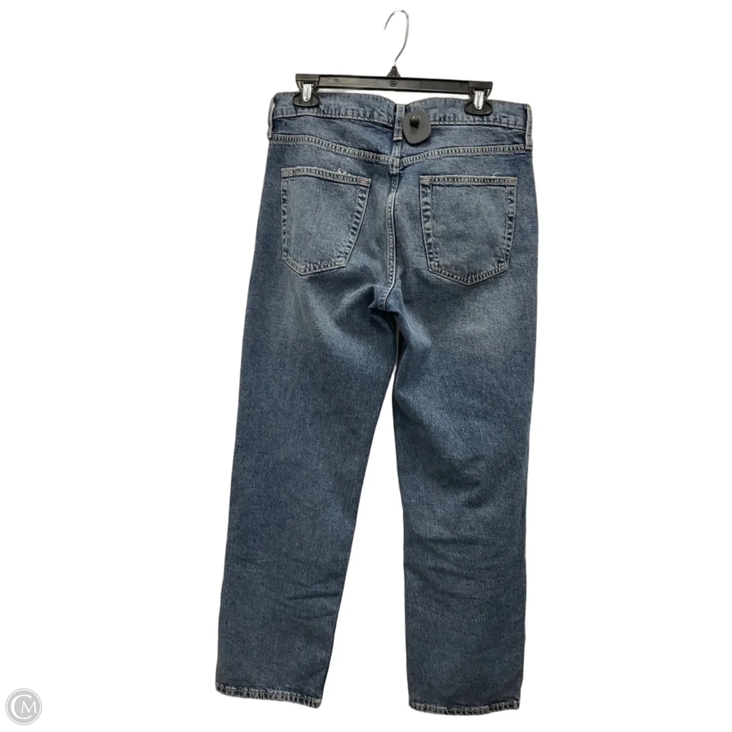 Jeans Straight By Gap In Blue Denim, Size: 8