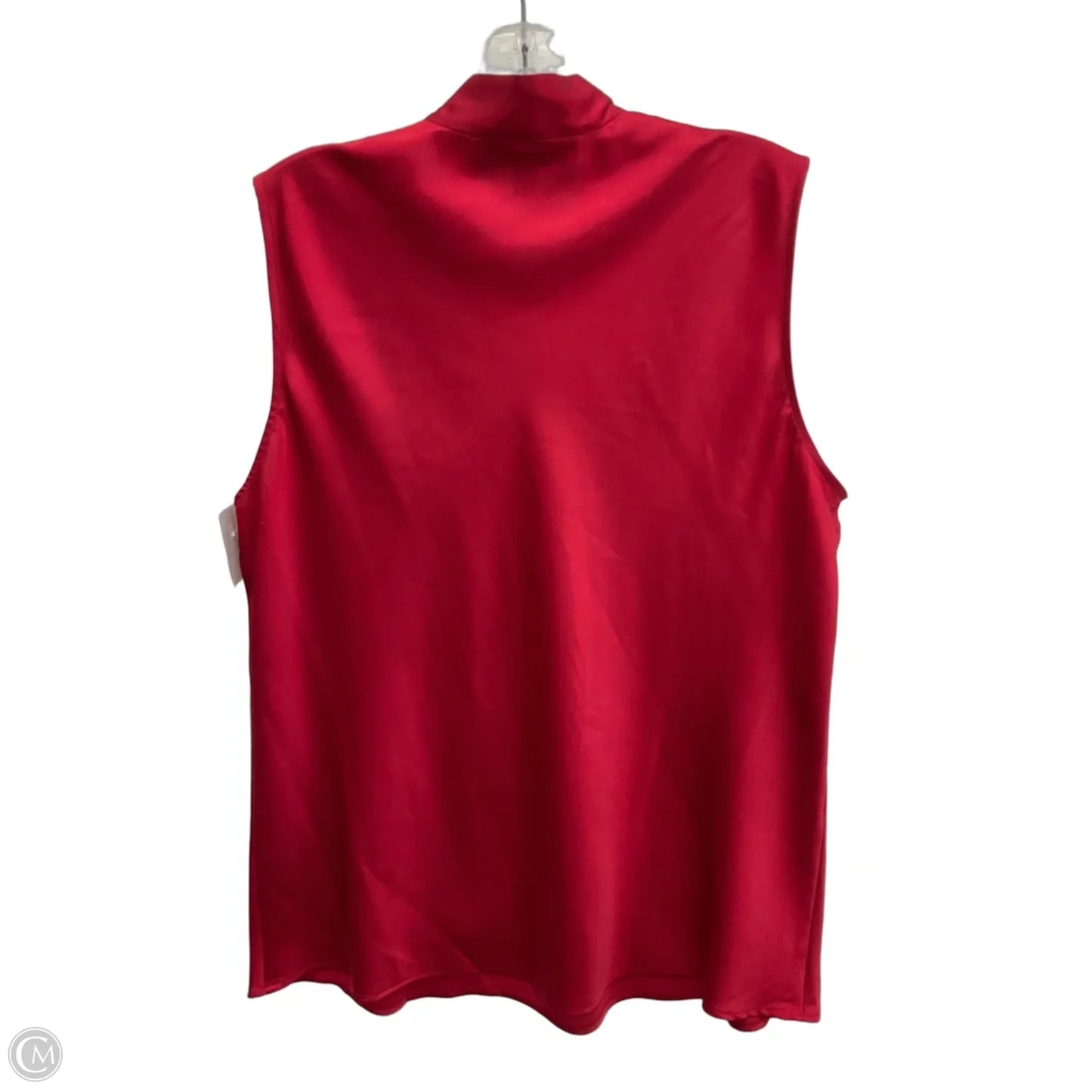 Top Sleeveless By Kasper In Red, Size: L