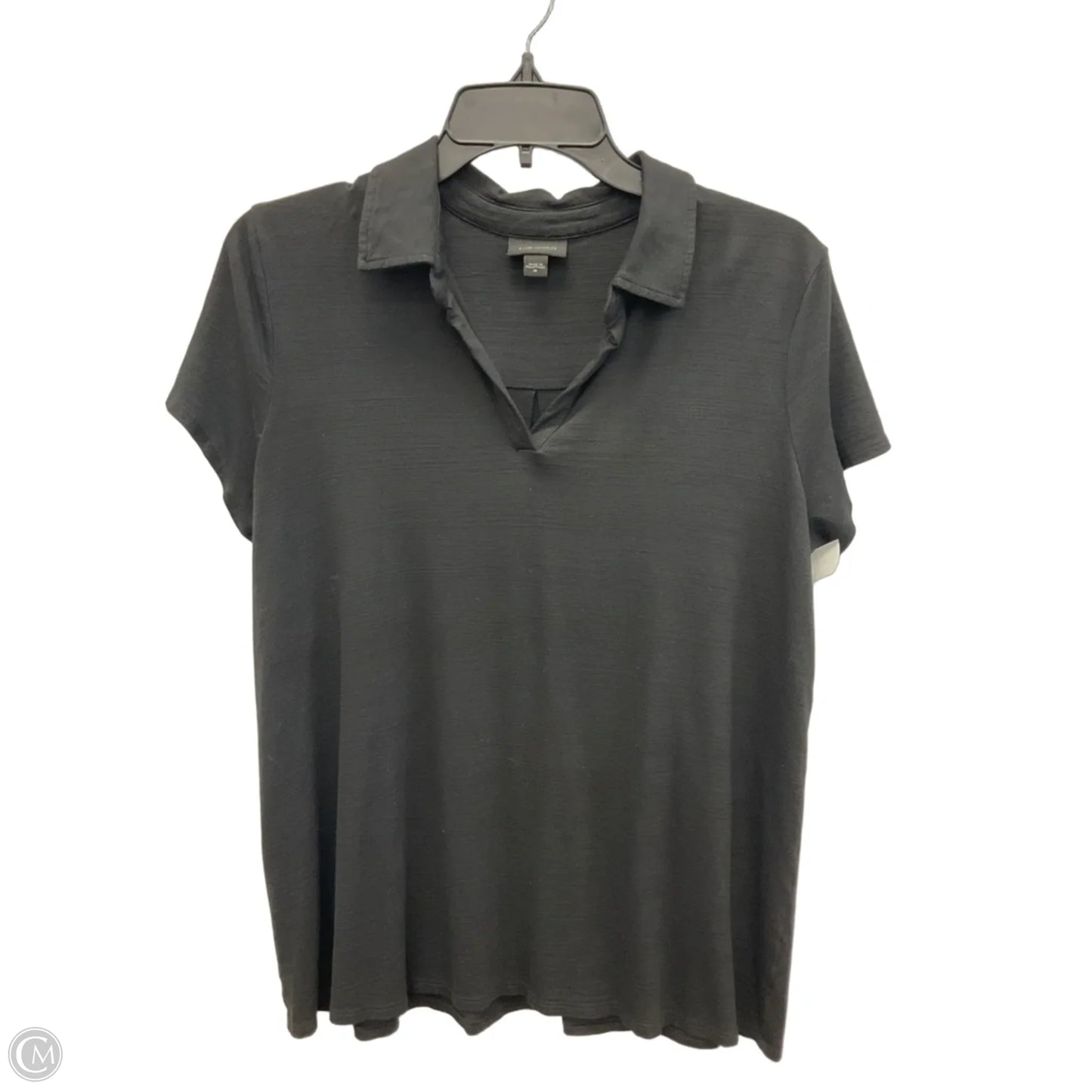Top Short Sleeve By J. Jill In Black, Size: M