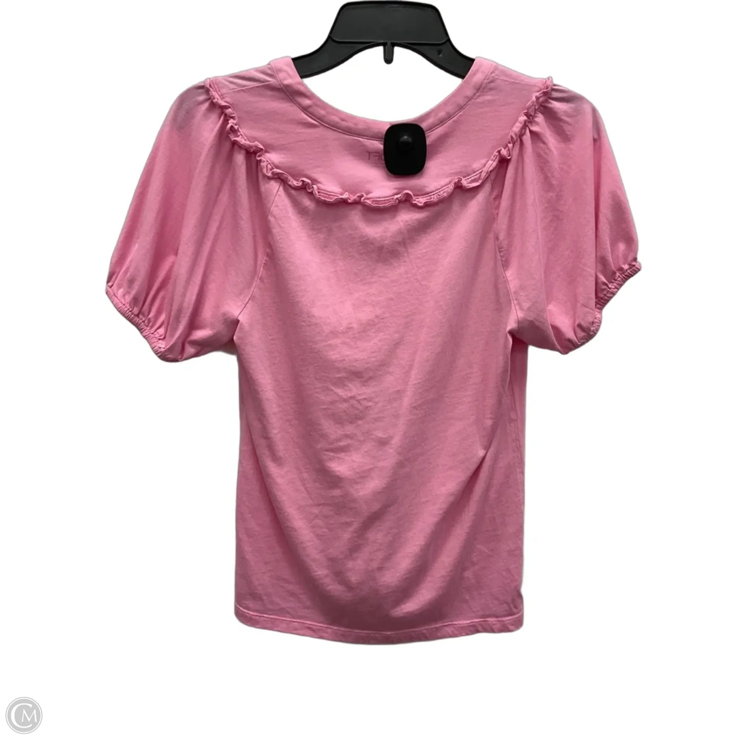 Top Short Sleeve By Loft In Pink, Size: S