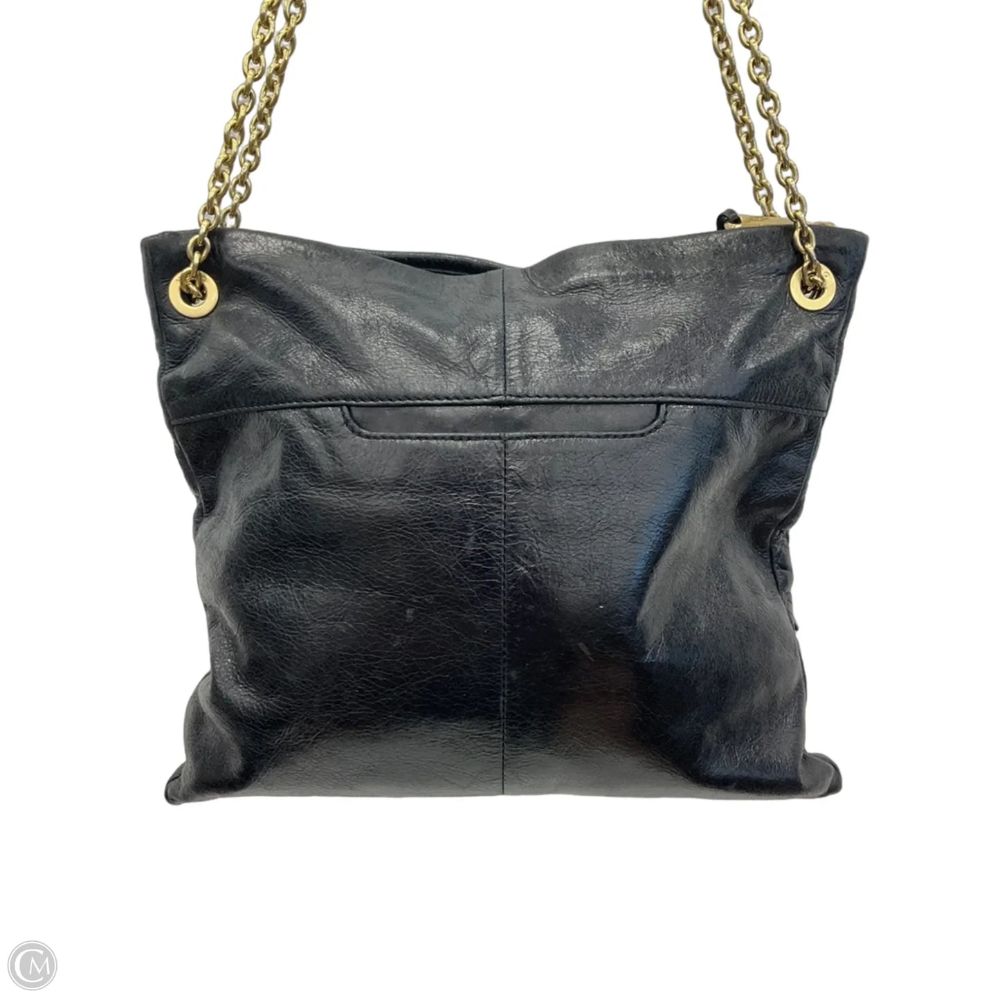 Handbag Leather By Hobo Intl, Size: Medium