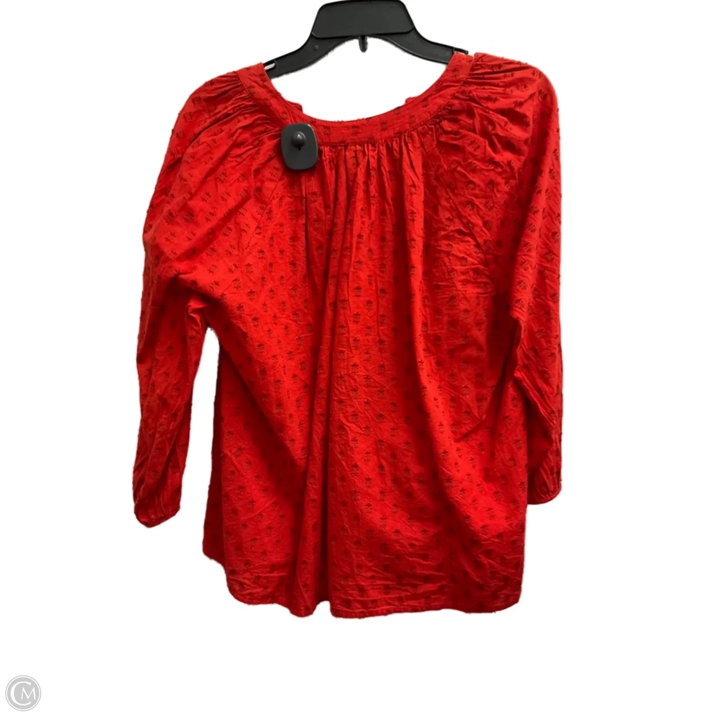 Top Long Sleeve By Universal Thread In Red, Size: S