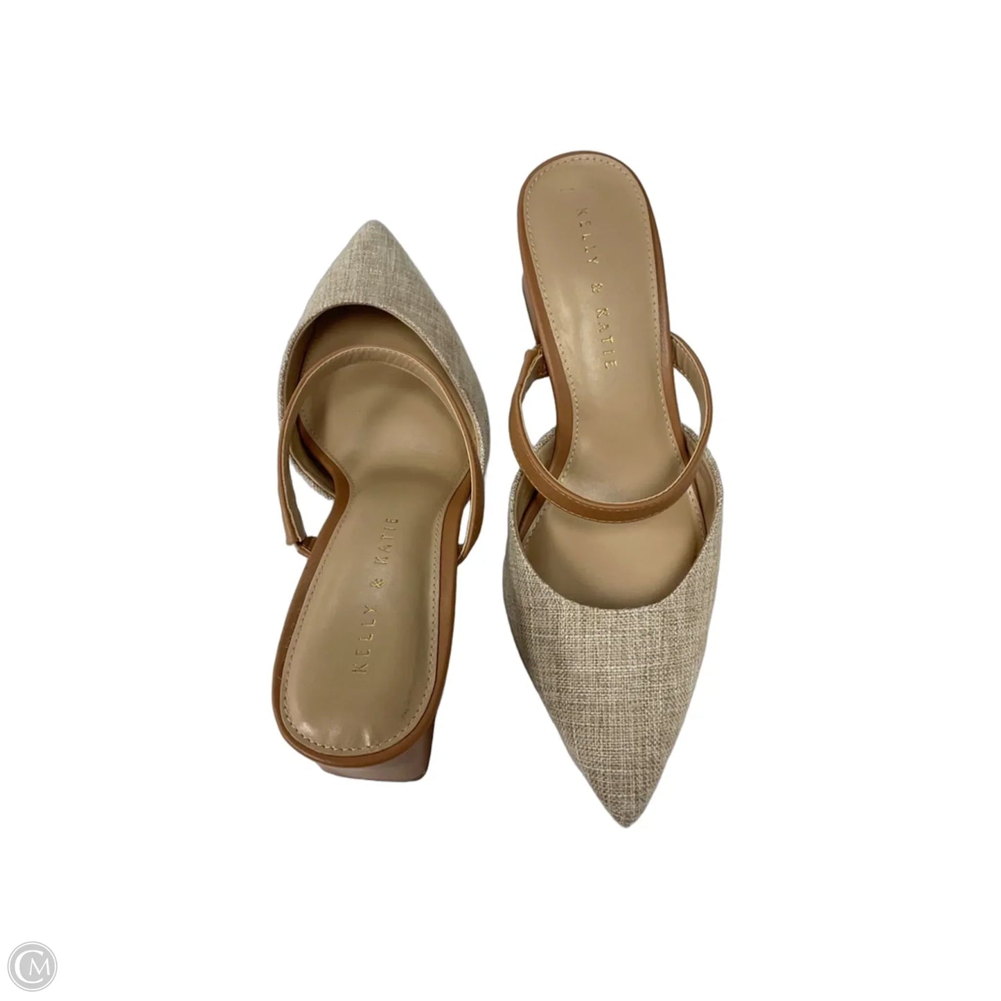 Shoes Heels Kitten By Kelly And Katie In Beige, Size: 8.5