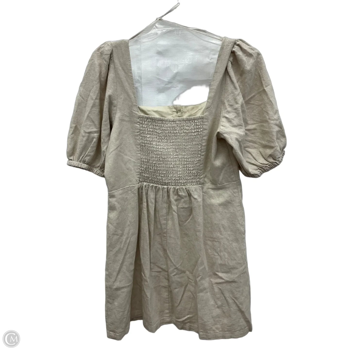 Dress Casual Short By Old Navy In Beige, Size: M