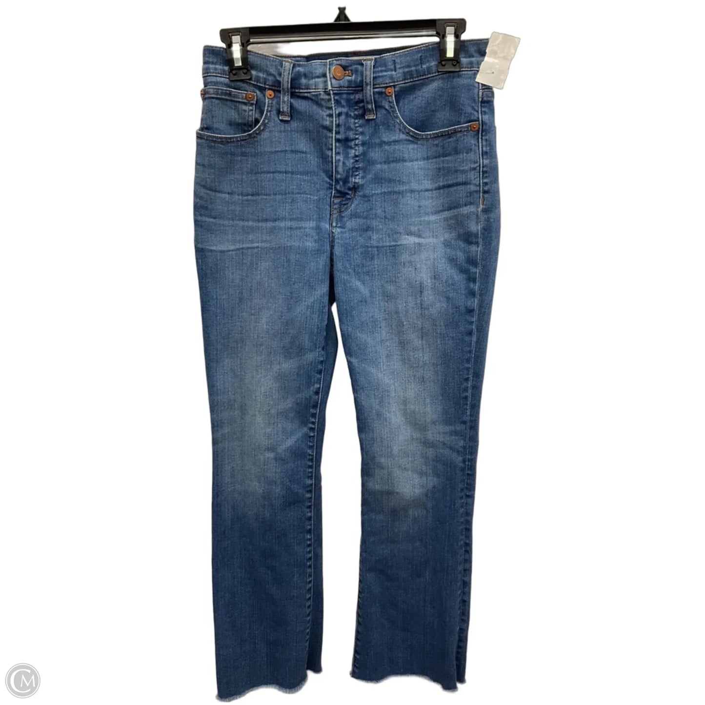 Jeans Straight By Madewell In Blue Denim, Size: 4