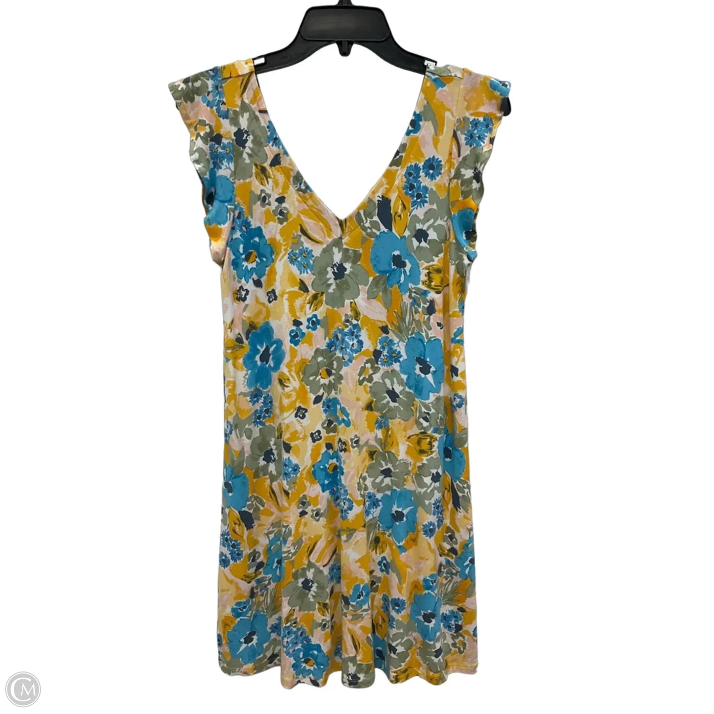 Dress Casual Short By Loft In Floral Print, Size: Xs