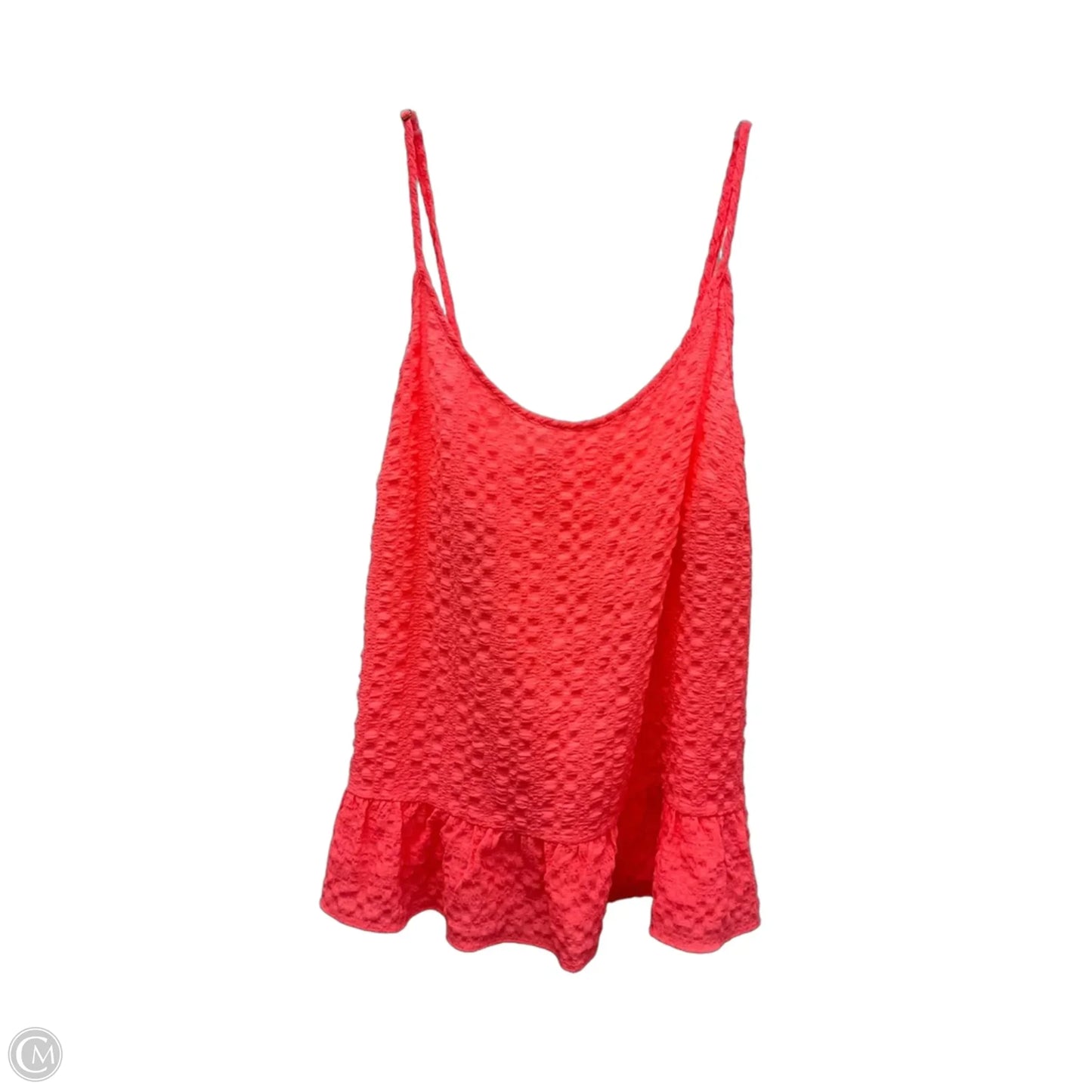 Top Sleeveless Designer By Lilly Pulitzer In Coral, Size: L