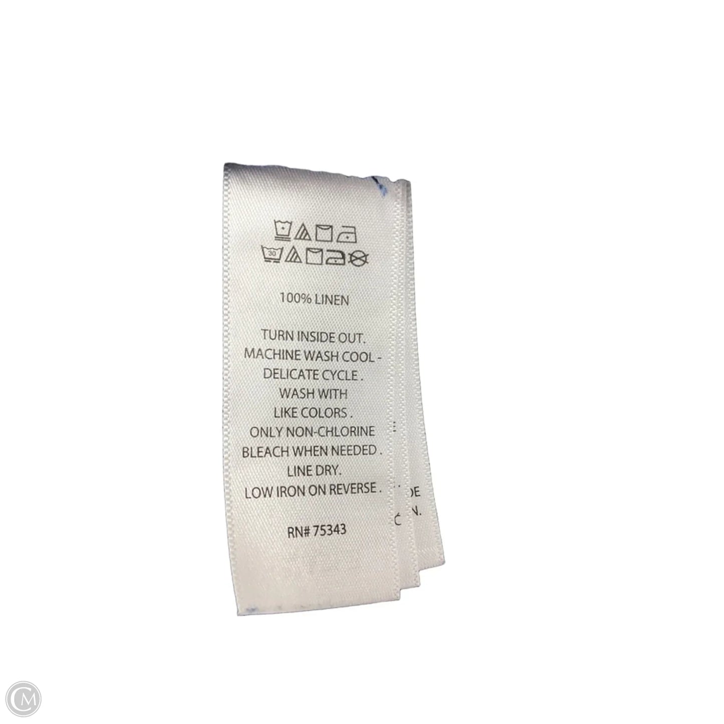 Pants Linen By Sigrid Olsen In Blue, Size: M