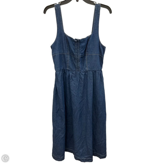 Dress Casual Maxi By Cmf In Blue Denim, Size: L