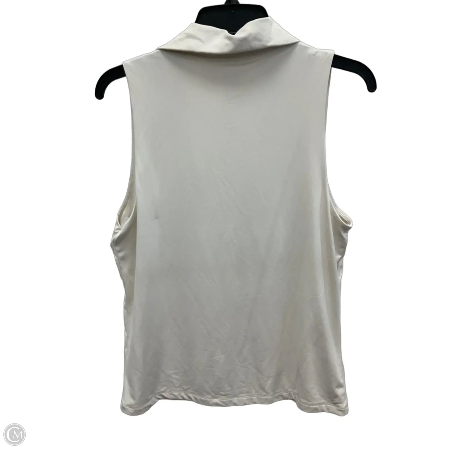 Top Sleeveless By Tahari In Beige, Size: Xl