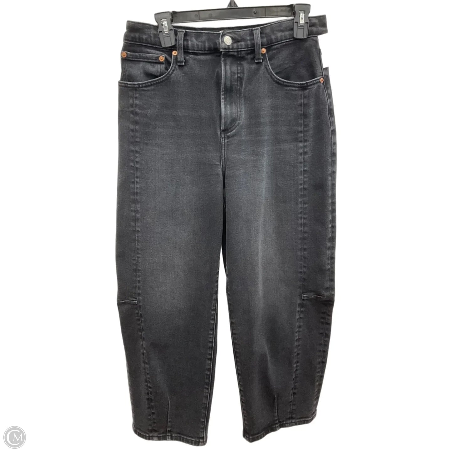 Jeans Straight By Pistola In Black Denim, Size: 8