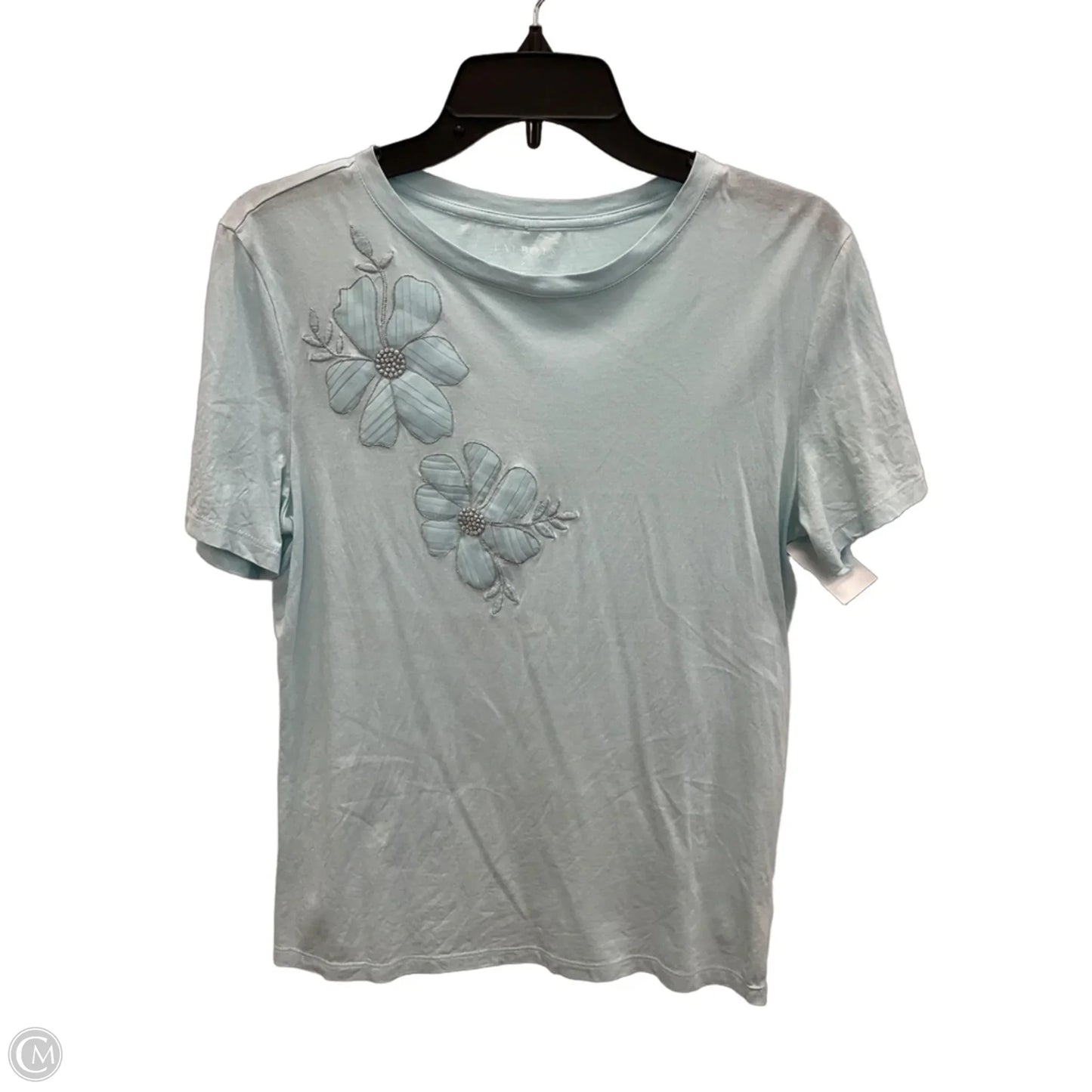 Top Short Sleeve By Talbots In Blue, Size: S