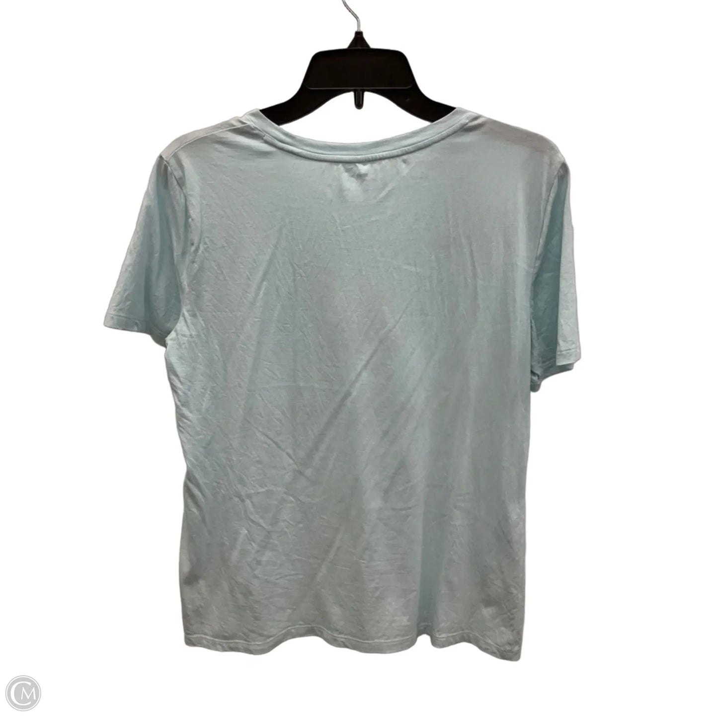 Top Short Sleeve By Talbots In Blue, Size: S