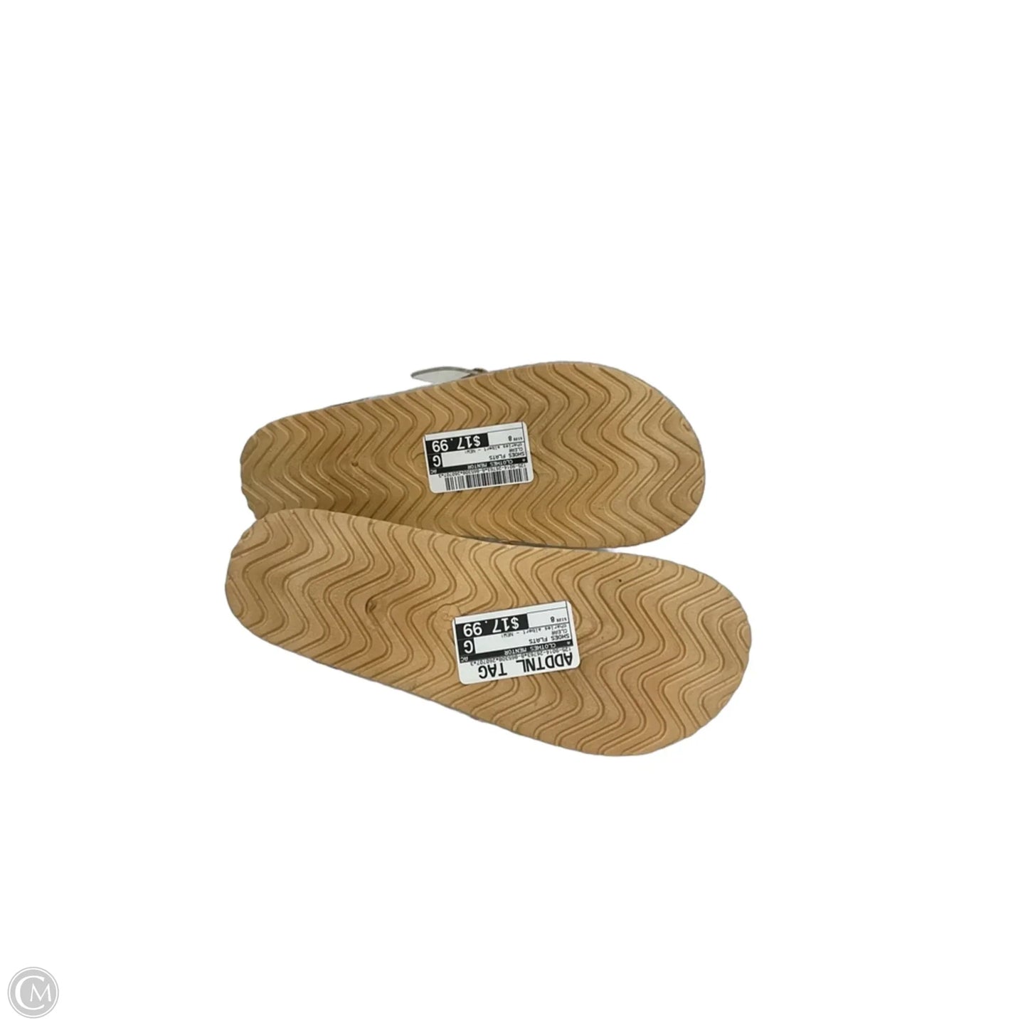 Shoes Flats By Clothes Mentor In Clear, Size: 8