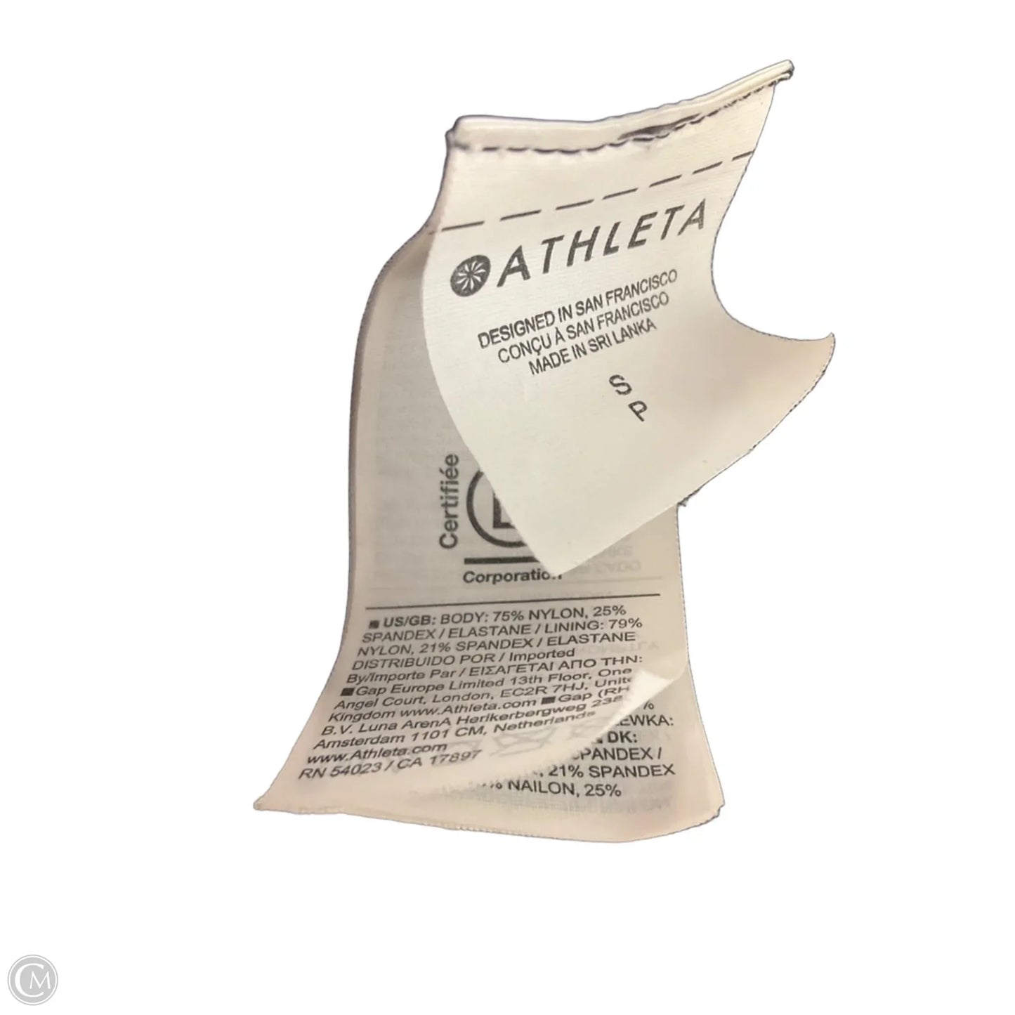 Athletic Bra By Athleta In Black, Size: S