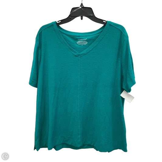 Top Short Sleeve By West Bound In Blue, Size: Xl