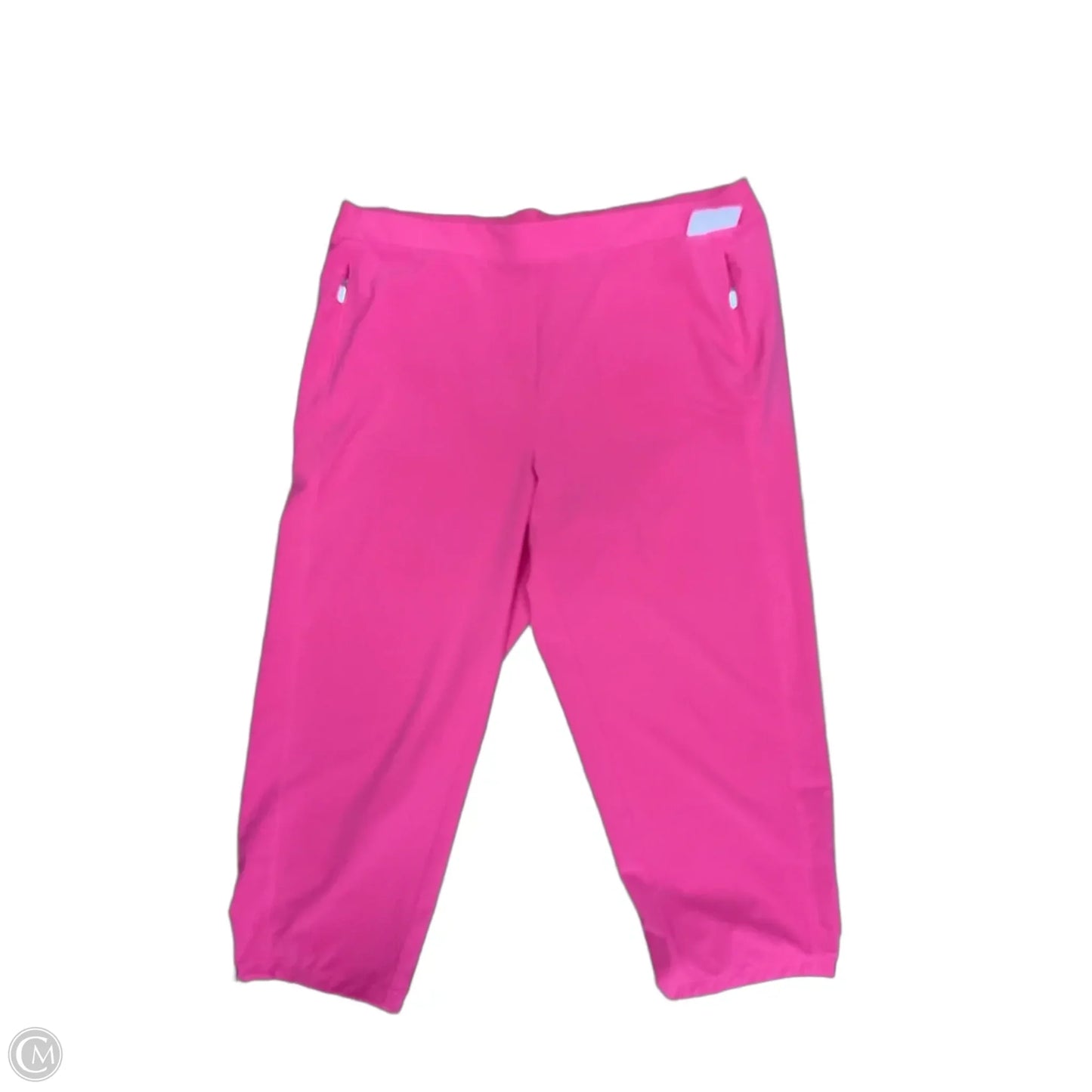 Athletic Capris By Chicos In Pink, Size: Xl