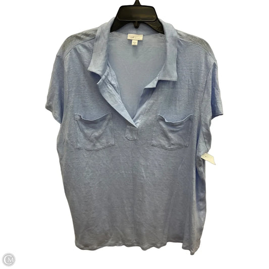 Top Short Sleeve By J. Jill In Blue, Size: Xl