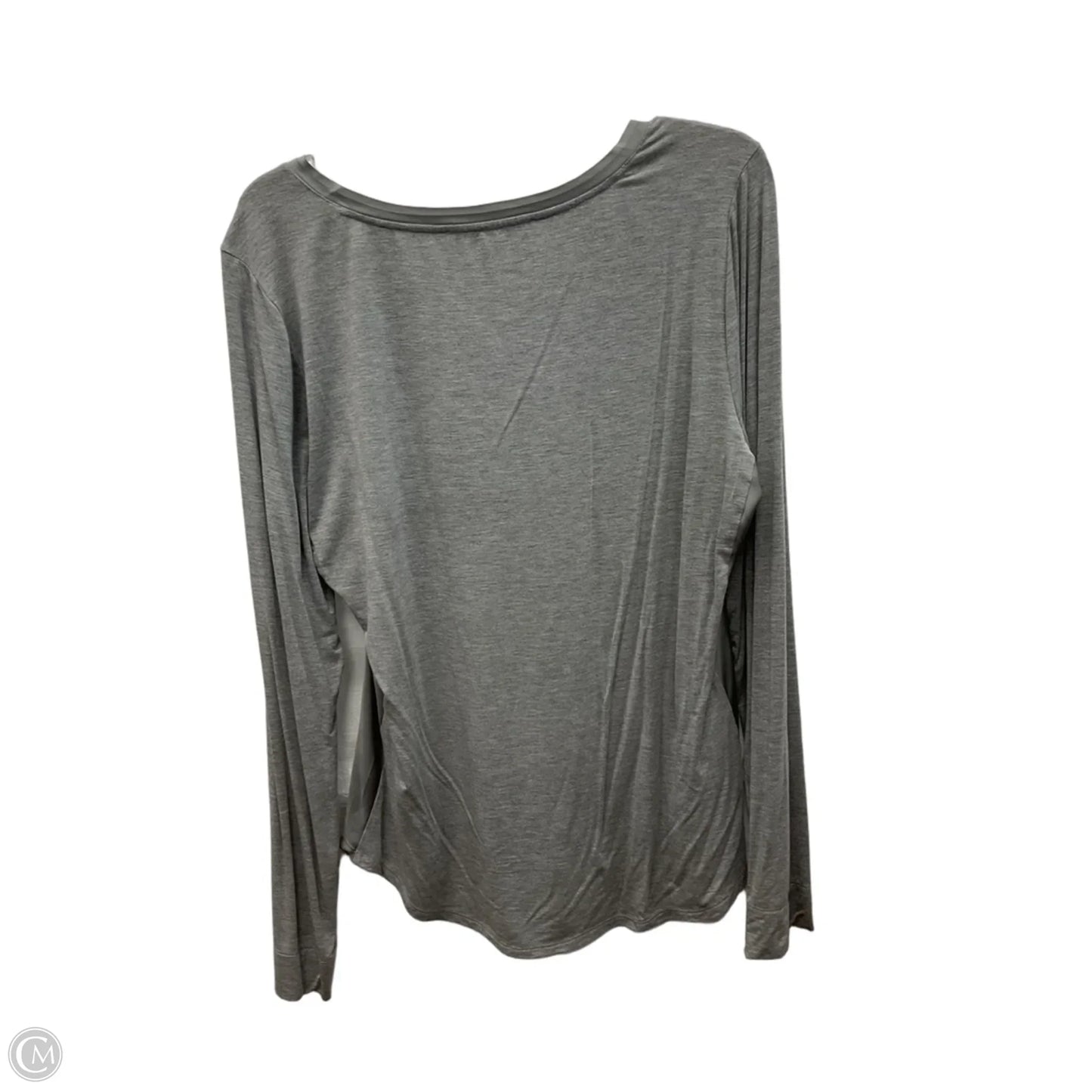 Top Long Sleeve By White House Black Market In Grey, Size: L