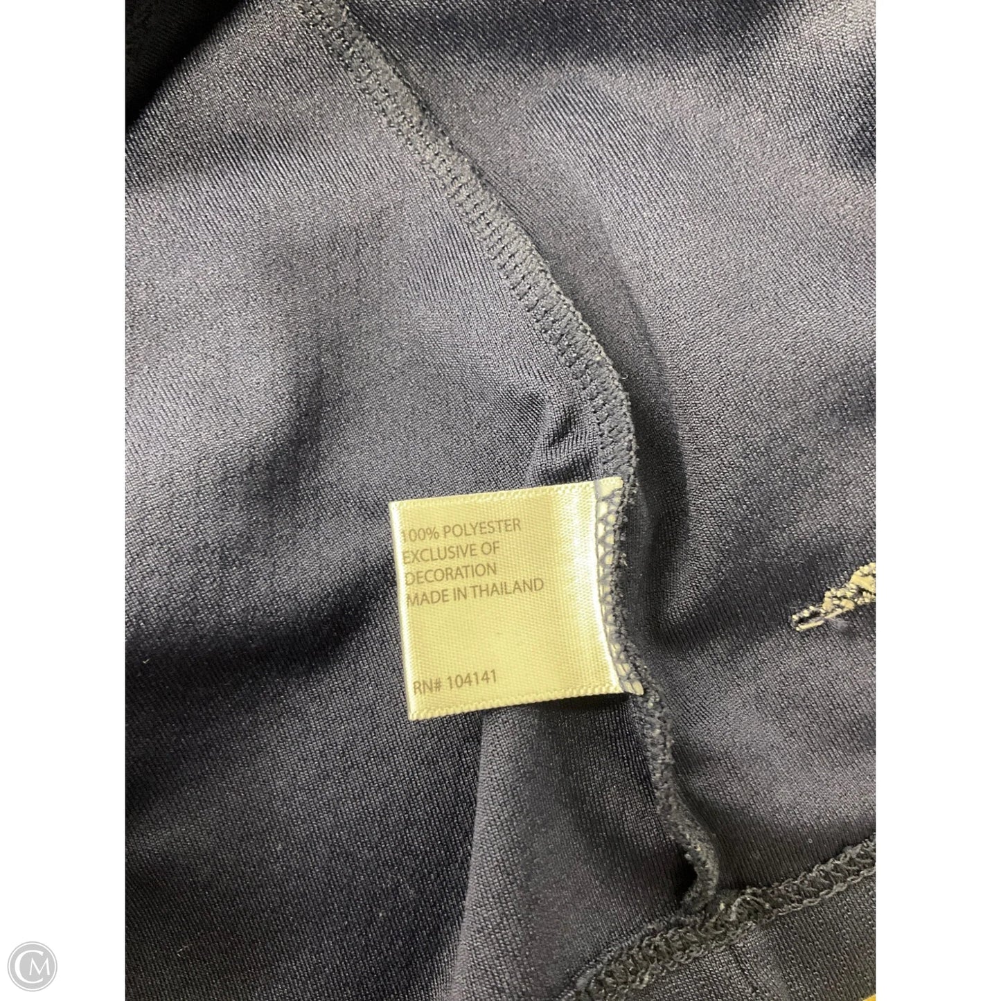 Athletic Top Short Sleeve By Lady Hagen In Navy, Size: S